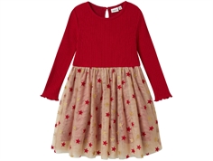 Name It jester red star tulle dress